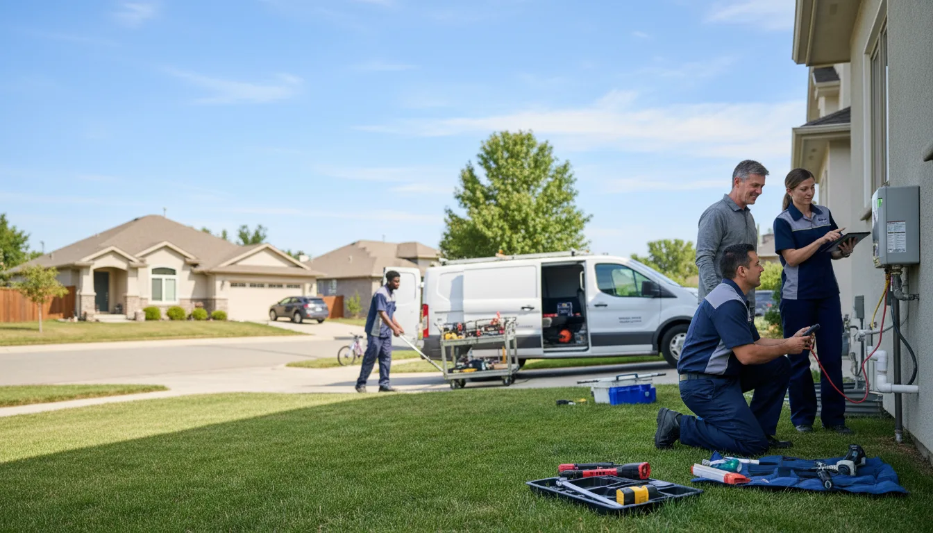 Tankless water heater service in Thrall, TX